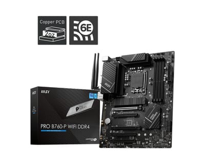 MSI PRO B760-P WIFI DDR4 5333MHZ(OC) DDR4 HDMI DP M.2 1700p