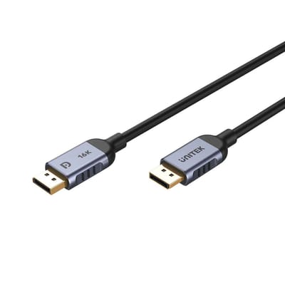 UNITEK DISPLAY PORT 2.1 KABLO 1MT 16K C1626GY01-1M)