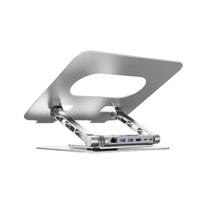 UNITEK 360D METAL 15.6” NOTEBOOK STAND VE 5' I 1 ARADA DOCKING STATION (D1109B)