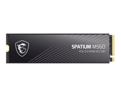 1TB MSI SPATIUM M560 PCIE 5.0 NVME M.2 10200/8400MB/s