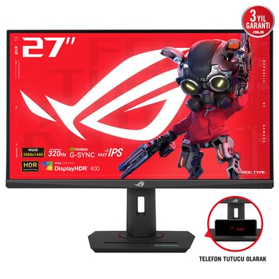 27 ASUS ROG STRIX XG27ACMS 0.3MS 320HZ(OC) HDMI DP WQHD FAST IPS GAMING