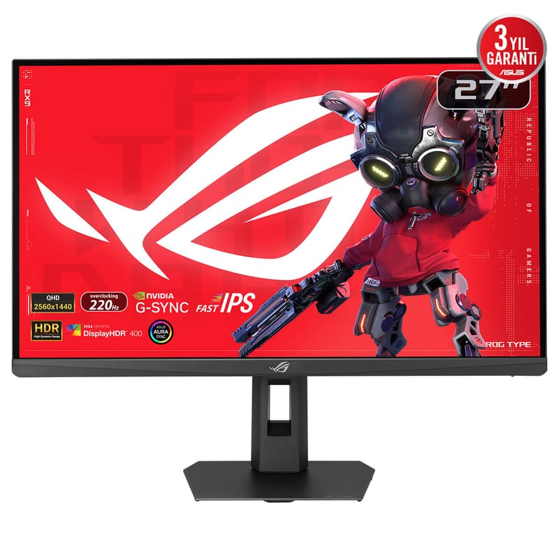27 ASUS ROG STRIX XG27ACSR 220HZ 1MS 2K ADAPTİVE-SYNC PİVOT FAST IPS QHD GAMİNG MONİTÖR