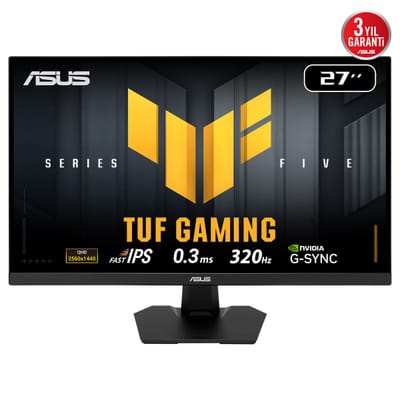 27 ASUS TUF GAMING VG27AQM5F 320HZ 2K IPS MONITOR