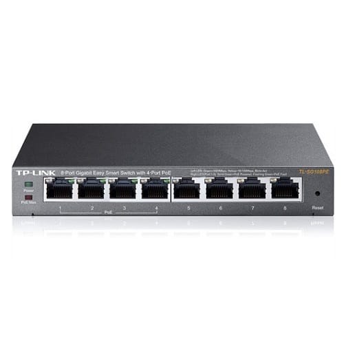 TP-LINK TL-SG108PE 8PORT 10/100/1000 YÖNETİLEBİLİR POE SWITCH