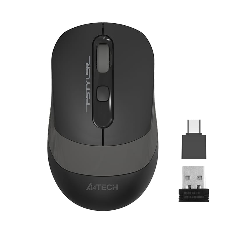 A4 TECH FG10CS SARJLI OPTIK MOUSE SILENT GRİ 2000 DPI