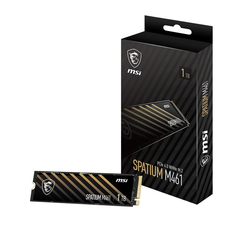 1TB MSI SPATIUM M461 PCIE 4.0 NVME M.2